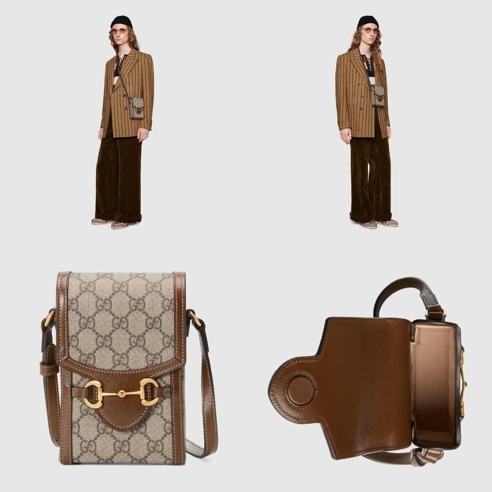 NIB Gucci horsebit 1955 mini bag - Picture 2 of 12